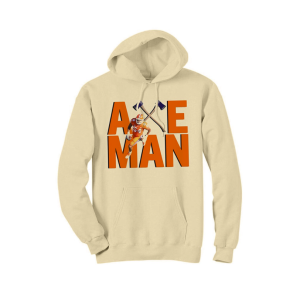 Cream Axe Man Hoodie