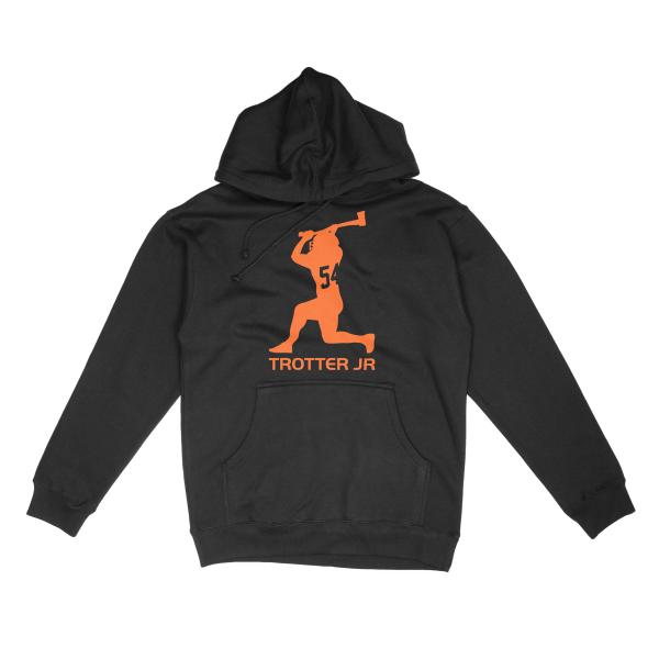 Trotter Jr. Orange Logo Hoodie